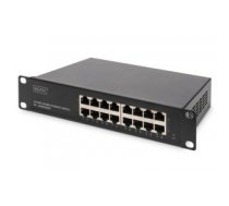 Rūteris Digitus | 16-port Gigabit Ethernet Switch | DN-80115 | Unmanaged | Rackmountable | Power supply type Internal