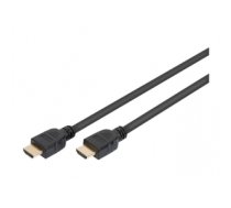 Kabelis Digitus | Ultra High Speed HDMI Cable with Ethernet | Black | HDMI Male (type A) | HDMI Male (type A) | HDMI to HDMI | 1 m