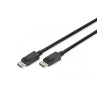 Kabelis Digitus | AK-340106-010-S | DisplayPort to DisplayPort DisplayPort Male (Version 1.3/1.4) | DisplayPort Male (Version 1.3/1.4)