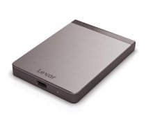 SSD cietais disks External SSD|LEXAR|SL200|512GB|USB-C|Write speed 400 MBytes/sec|Read speed 550 MBytes/sec|LSL200X512G-RNNNG