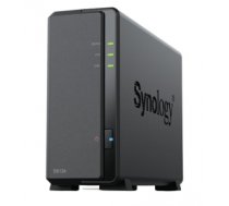 Personālais dators Synology DiskStation DS124 NAS/storage server Desktop Ethernet LAN Black RTD1619B