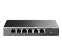 Komutators (Switch) Switch|TP-LINK|TL-SG1006PP|Desktop/pedestal|6x10Base-T / 100Base-TX / 1000Base-T|PoE+ ports 4|TL-SG1006PP