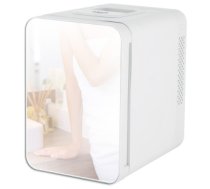 Ledusskapis Adler | Mini refrigerator with mirror | AD 8085 | Free standing | Larder | Height 27 cm | Fridge net capacity 4 L | White