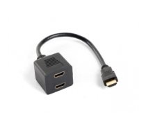 Kabelis Lanberg AD-0019-BK video splitter HDMI 2x HDMI