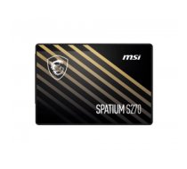 SSD cietais disks SSD|MSI|SPATIUM S270|240GB|SATA|3D NAND|Write speed 400 MBytes/sec|Read speed 500 MBytes/sec|2,5"|TBW 250 TB|MTBF 2000000 hours|S78-440N070-P83