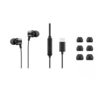 Austiņas Lenovo | USB-C Wired In-Ear Headphones (with inline control) | 4XD1J77351 | Wired | Black