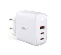 Tīkla lādētājs AUEKY Omnia Mix 3 PA-B6S Wall charger 1x USB 2x USB-C Power Delivery 3.0 90W White