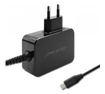 Tīkla lādētājs Qoltec 52385 GaN POWER PRO charger | 1xUSB-C | 45W | 5-20V | 2.25-3A | Black