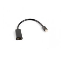 Kabelis Lanberg AD-0005-BK video cable adapter 0.2 m Mini DisplayPort HDMI Type A (Standard) Black