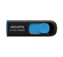 USB atmiņas karte ADATA | USB Flash Drive | UV128 | 256 GB | USB 3.2 Gen1 | Black/Blue