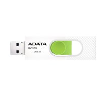 USB atmiņas karte ADATA | USB Flash Drive | UV320 | 128 GB | USB 3.2 Gen1 | White/Green