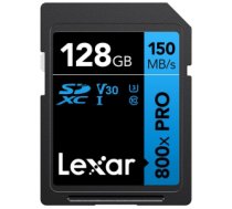 Atmiņas karte Lexar | Memory Card | Professional 800x PRO | 128 GB | SDXC | Flash memory class UHS-I