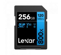 Atmiņas karte Lexar | Memory Card | Professional 800x PRO | 256 GB | SDXC | Flash memory class UHS-I