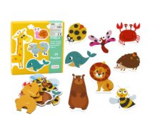 Puzle Educational Puzzle Animals Puzzle Learning English 48 pieces.