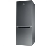 Ledusskapis INDESIT | Refrigerator | LI6 S2E X | Energy efficiency class E | Free standing | Combi | Height 158.8 cm | Fridge net capacity 197 L | Freezer net capacity 75 L | 39 dB | Inox