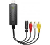 Kabelis Logilink | USB 2.0 A/V grabber, USB-A/M to 3x RCA + Mini-DIN 5/F, Windows 11 | VG0030A