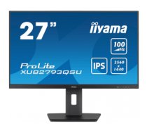 Monitors iiyama ProLite XUB2793QSU-B6 LED display 68.6 cm (27") 2560 x 1440 pixels Quad HD Black