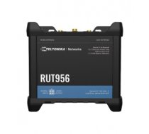 Rūteris Industrial Router | RUT956 | 802.11n | 10/100 Mbit/s | Ethernet LAN (RJ-45) ports 4 | Mesh Support No | MU-MiMO No | 2G/3G/4G | Antenna type 	2 x SMA for LTE, 2 x RP-SMA for WiFi, 1 x SMA for GNSS | 1x USB 2.0