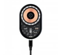 Auto lādētājs RoGer MQ15 MagSafe Wireless Charger QI 15W Auto Bezvadu Lādētājs