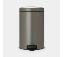 BRABANTIA atkritumu tvertne ar pedāli NewIcon, 20 l, Platinum