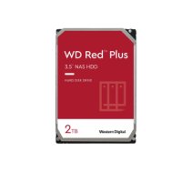 Cietais disks Western Digital | Red Plus NAS Hard Drive | WD20EFPX | 5400 RPM | 2000 GB | 64 MB