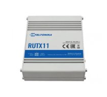 Rūteris Industrial Router 4G LTE Cat6 DualSIM | RUTX11 | 802.11ac | 867 Mbit/s | 10/100/1000 Mbit/s | Ethernet LAN (RJ-45) ports 4 | Mesh Support No | MU-MiMO Yes | 4G | Antenna type 2xSMA for LTE, 2xRP-SMA for WiFi, 1xRP-SMA for Bluetooth, 1xSMA for GNSS