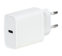 Kabelis Vivanco charger USB-C 3A 18W, white (60810)
