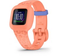 Viedpulkstenis Garmin activity tracker for kids Vivofit Jr.3, peach leopard