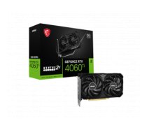 Video karte GeForce RTX 4060 Ti 8G VENTUS 2X BLACK E1 OC | NVIDIA | 8 GB | GeForce RTX 4060 Ti | GDDR6 | HDMI ports quantity 1 | PCI Express Gen 4 x16 (uses x8)