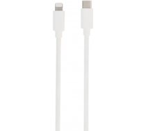 Kabelis Vivanco cable Lightning - USB-C 15cm, white (62757)