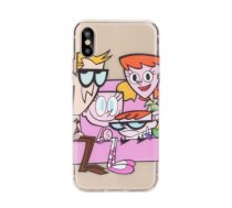 Maciņš Cartoon Network Dexter Aizmugurējais Silikona Apvalks Priekš Apple iPhone XS Max Family