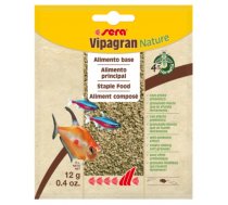 SERA Vipagran Nature, 12g - barība dekoratīvajām zivīm - granulas