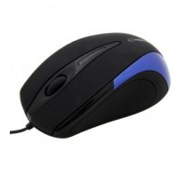 Esperanza EM102B SIRIUS 3D Wired Optical Mouse, USB, Black/Blue (EM102B)