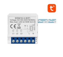 Smart Switch modulis WiFi WSM16-W3 TUYA Avatto