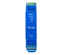 DIN Rail Smart Switch Pro 1 ar sausiem kontaktiem, 1 kanāls; Shelly