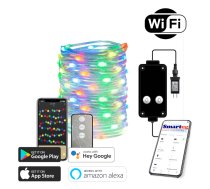 LED RGB Ziemassvētku vītne 16 m (Wi-Fi)