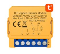 Viedais kontaktligzdas slēdzis ZigBee Avatto ZDMS16-2 TUYA