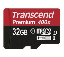 Transcend MicroSDHC Karte 32GB + Adapter / Class 10 UHS-I