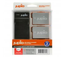 Jupio Kit: 2x LP-E8 akumulatoru komplekts ar ietilpību 1120mAh + USB lādētājs paredzēts Canon