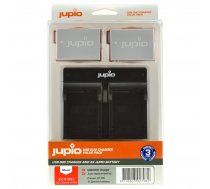 Jupio Kit: 2x LP-E8 akumulatoru komplekts ar ietilpību 1120mAh + USB dubultais lādētājs paredzēts Canon