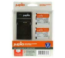 Jupio Kit: 2x NB-11L akumulatoru komplekts ar ietilpību + USB lādētājs paredzēts Canon