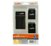 Jupio Kit: 2x EN-EL14 akumulatori ar 1100mAh ietilpību + USB dubultais lādētājs parezdēts Nikon