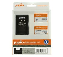 Jupio Kit: 2x NP-BX1 akumulatori + Compact USB Double-Sided lādētājs