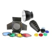 Fomei Basic kompl. snoot reflektors, klapes,16,5cm normalreflektors ar krāsu filtriem un šūnu