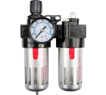 Gaisa spiediena regulators, eļļotājs, filtrs ar manometru 1/2"(81556)