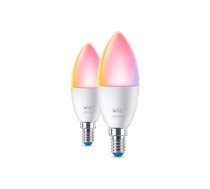 Wiz Philips Wi-Fi BLE 40W C37 E14 90CRI 2200-6500K RGB spuldze 8719514551275