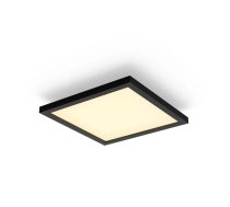 Philips Aurelle Hue 19W panelis melns 30x30cm White Ambience 8720169159013