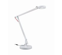 TRIO-Lighting Amsterdam LED table lamp clip white gaismeklis