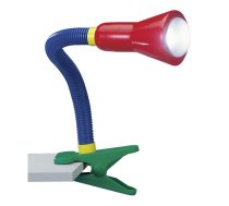 TRIO-Lighting Flexo table lamp clip E14 multicolor gaismeklis