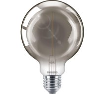 Philips LED classic 2W (11W) G93 1800K E27 smoky spuldze diametrs 9.5cm 100lm